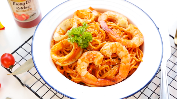 Mỳ Ý sốt nấm hải sản: món ăn thơm ngon, bổ dưỡng, dễ làm và tốt cho sức khỏe