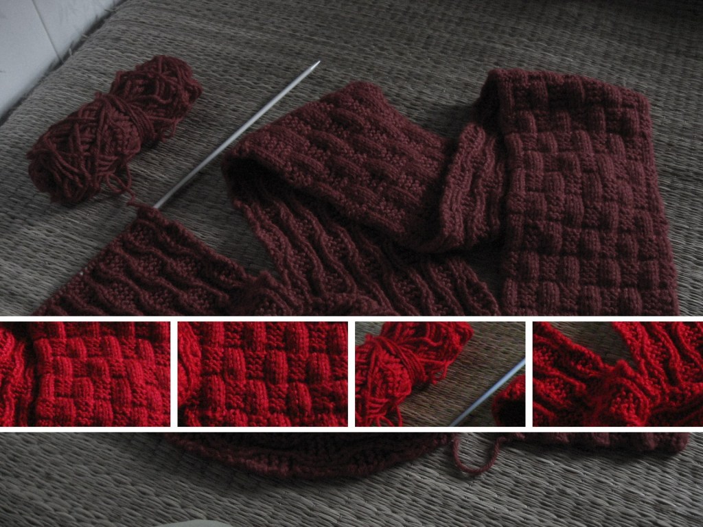 Cách đan len khăn quàng cổ