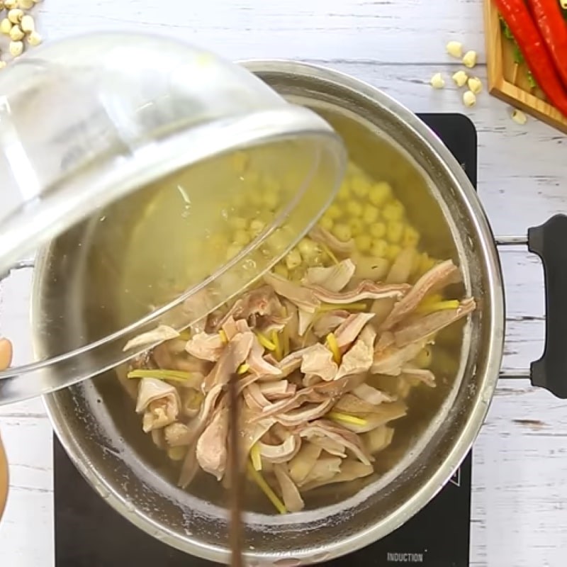 Cách làm món dạ dày hầm hạt sen